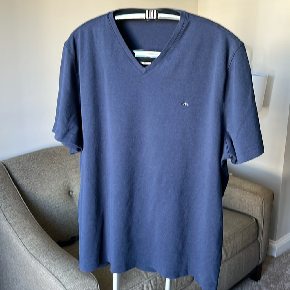 Michael Kors Tshirt. Blue. Fits like XL